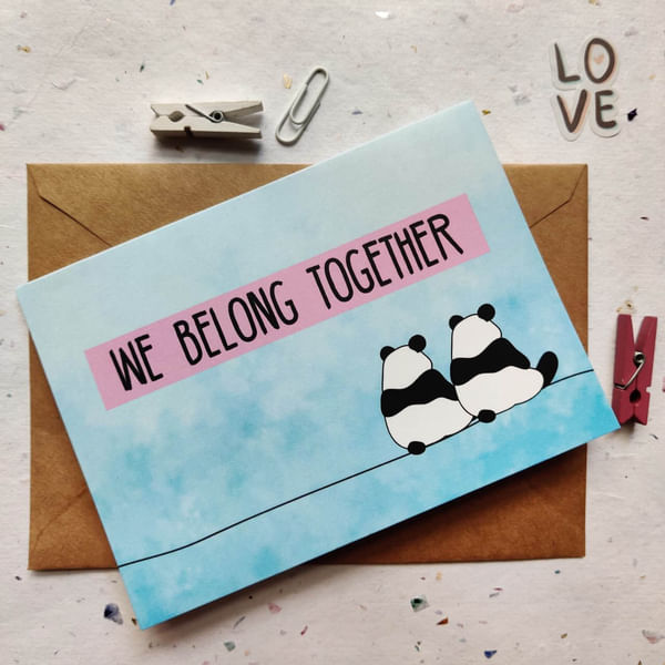 Greeting Card - Belong Together - Single Piece