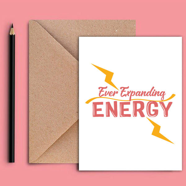 Greeting Card - Energy