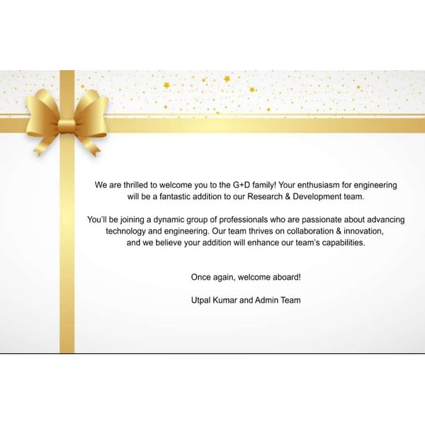 Greeting card (G+D)