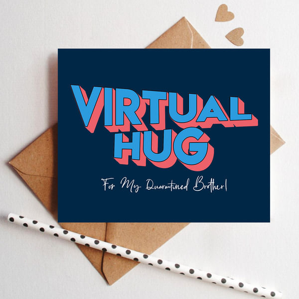 Greeting Card - Virtual Hug