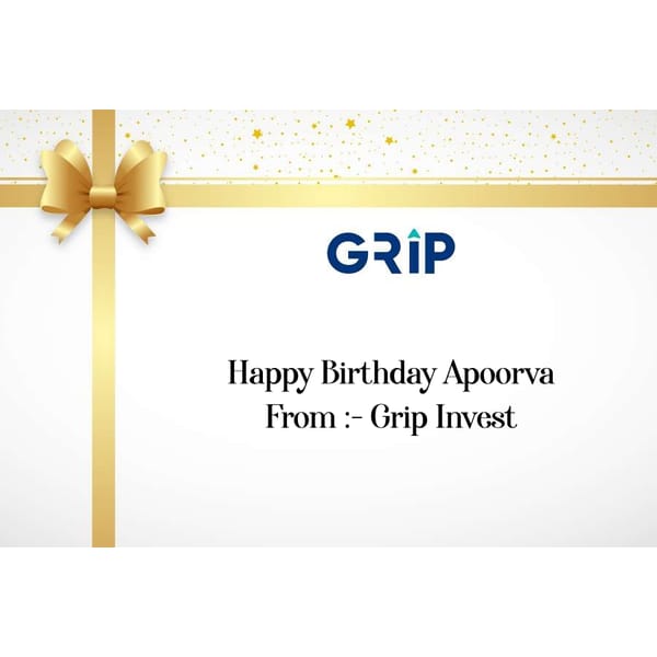 Grip Invest Technologies (Birthday greeting card)