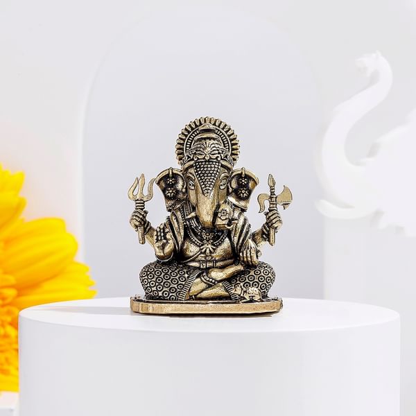Guardian Sarva Raksha Vinayak Brass Idol