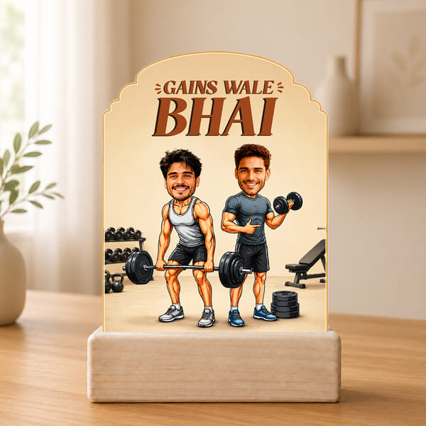 Gym Guys Personalized Caricatures For Friends