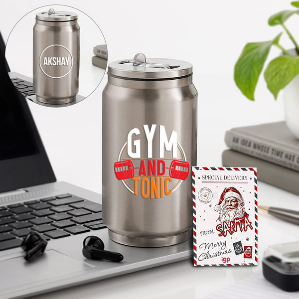 Gym Lover Personalized Coke Can For Secret Santa