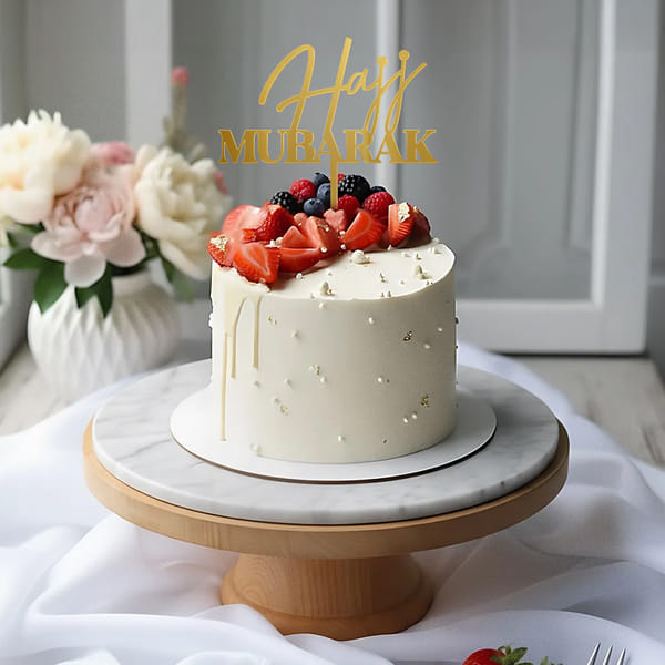 Hajj Mubarak Berry Pearl Fantasy Cake (500 g)