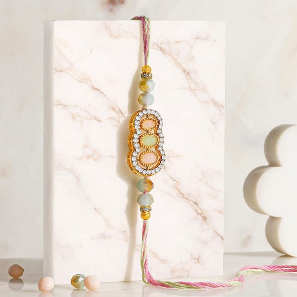 Handcrafted Pastel AD Rakhi