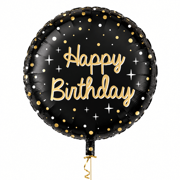 Happy Birthday Foil Balloon (Deflated)