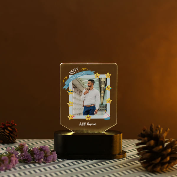 Happy Birthday Personalized LED Lamp