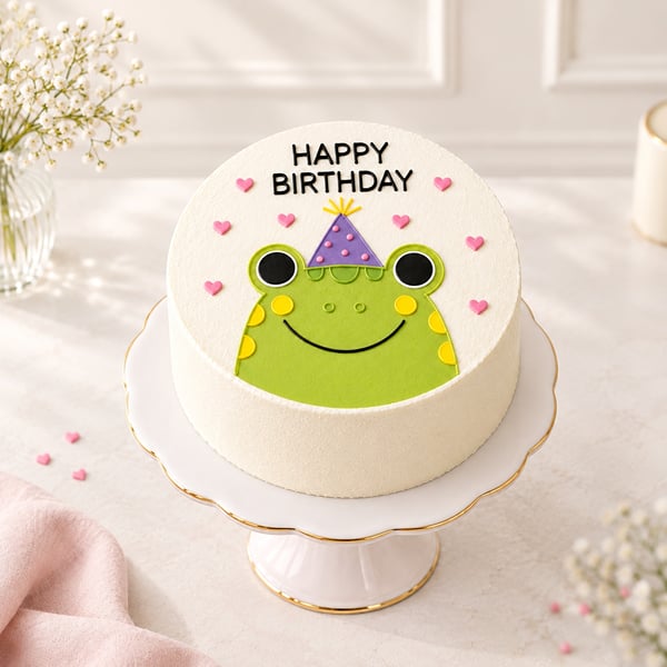Happy Frog Cake