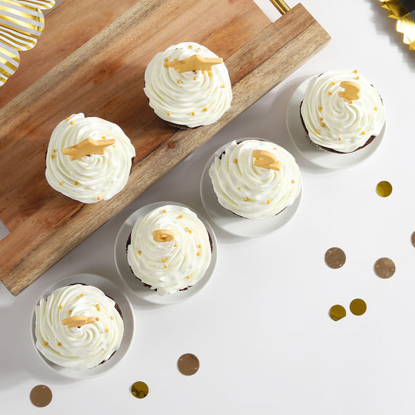 Happy New Year 2023 Cupcakes ( box of 6)