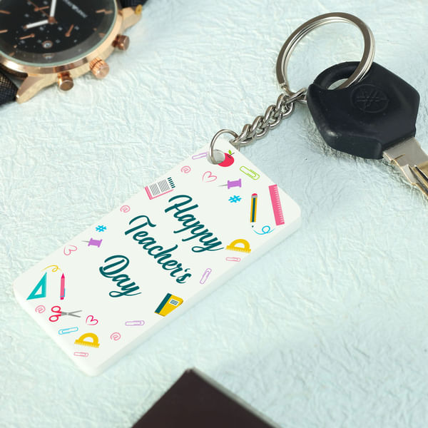Happy Teacher's Day Keychain