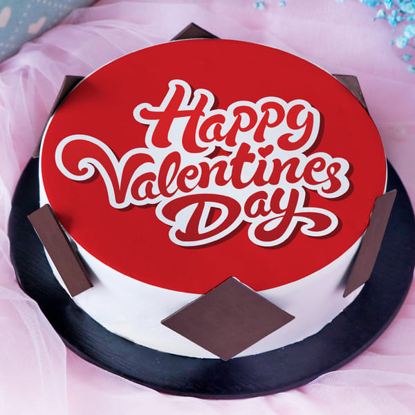 Happy Valentine's Day Poster Cake