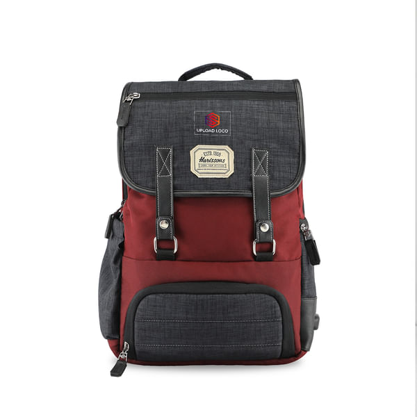 Harrisons Dexter Casual Laptop Backpack - Maroon