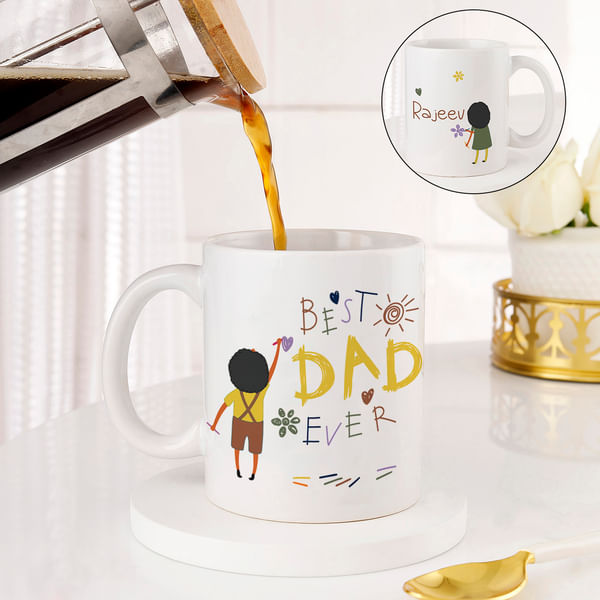 Heartwarming Personalized Father's Day Mug