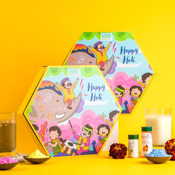 Herbal Gulal And Skincare Holi Hamper