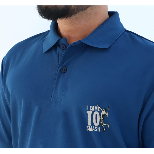 I Came To Smash Badminton Polo T-shirt
