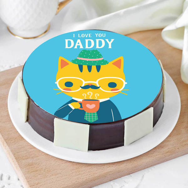 I Love You Daddy Cake