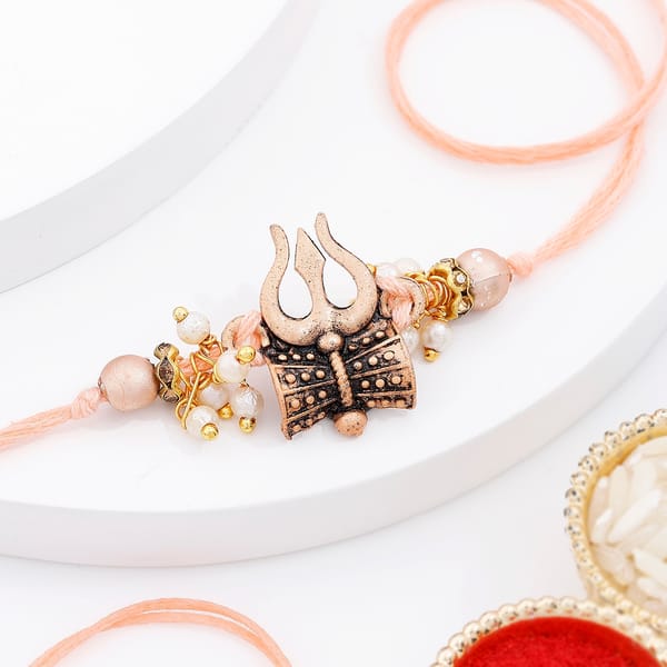 IGP Beads Trishul Rakhi