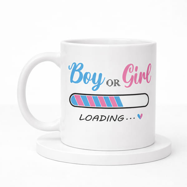 IGP Boy or Girl Loading Ceramic Coffee Mug 300 ml