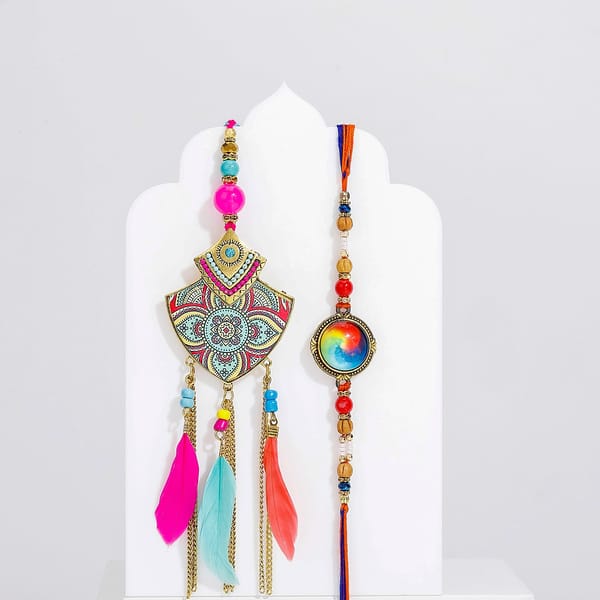 IGP Colourful Mandala Rakhi