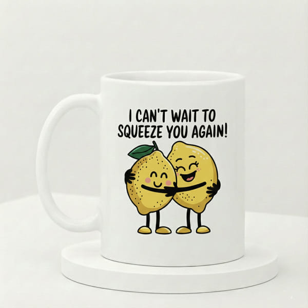 IGP Cute I Cant Wait To Squeeze You Again Ceramic Coffee Mug | 300 ml | Coffee or Tea Mug | Romantic