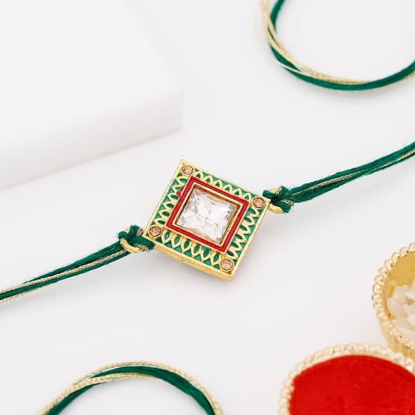 IGP Cz Stone And Meena Rakhi