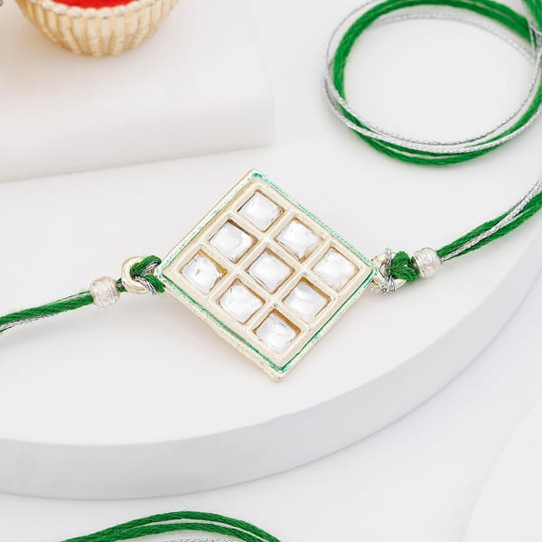 IGP Designer Kundan Rakhi