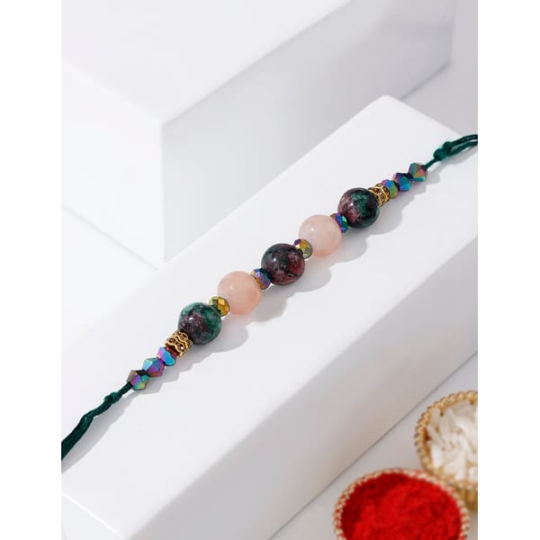 IGP Marble Effect Beads rakhi