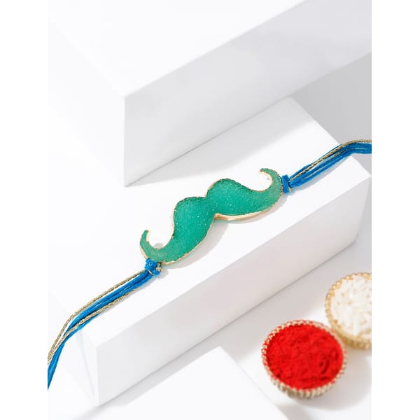 IGP Moustache Shaped Rakhi