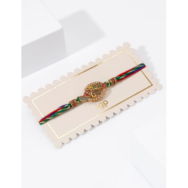 IGP Peacock Cz Rakhi
