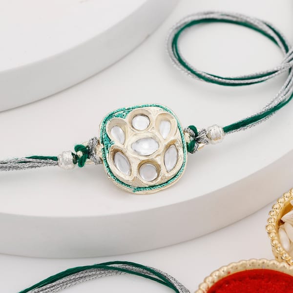 IGP Rounded Kundan Rakhi