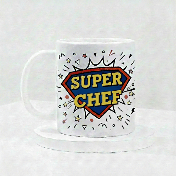 IGP Super Chef Ceramic Coffee Mug - 300 ml Cheerful Gift Mug for Chef| Durable Ceramic, Vibrant Prin