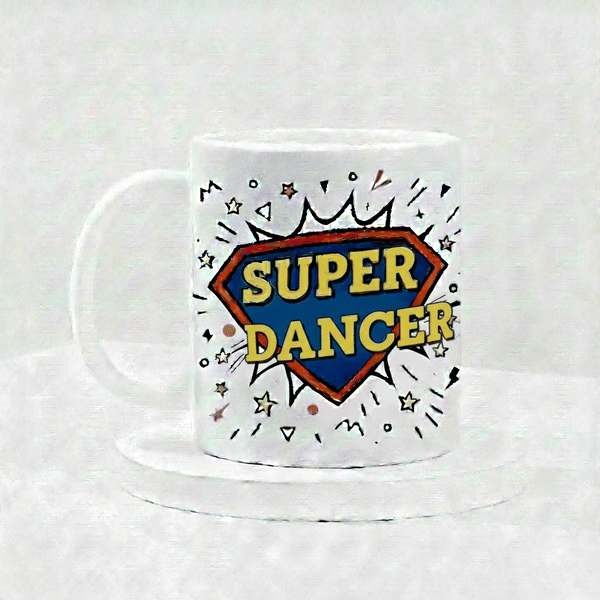 IGP Super Dancer Ceramic Coffee Mug - 300 ml Cheerful Gift Mug for Dancer| Durable Ceramic, Vibrant