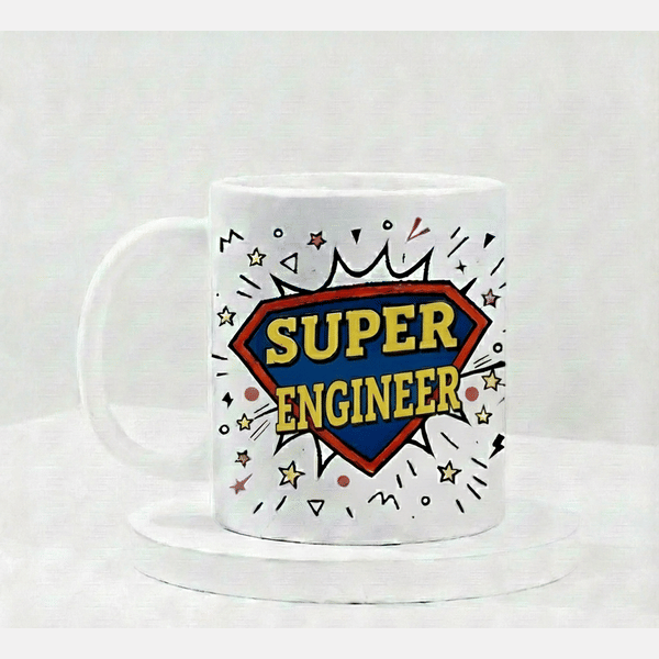 IGP Super Engineer Ceramic Coffee Mug - 300 ml Cheerful Gift Mug for Engineer| Durable Ceramic, Vibr
