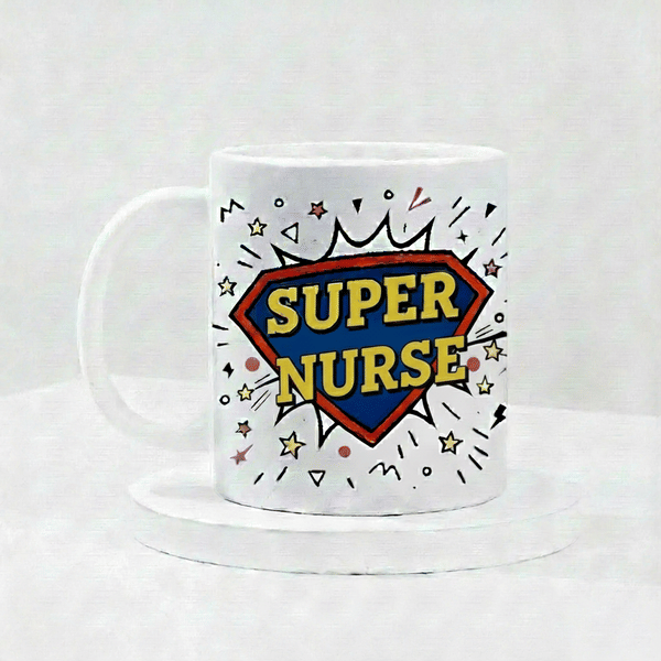 IGP Super Nurse Ceramic Coffee Mug - 300 ml Cheerful Gift Mug for Nurse| Durable Ceramic, Vibrant Pr