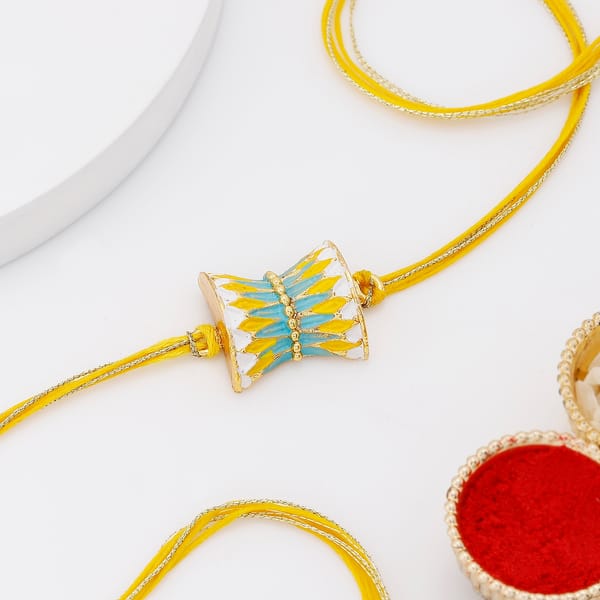 IGP Yellow Damru Rakhi