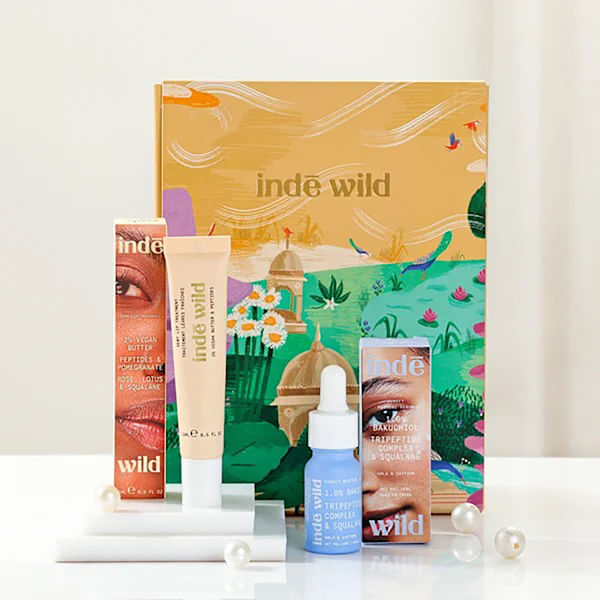 Inde wild Lip Treatment and Sunset Restore Serum