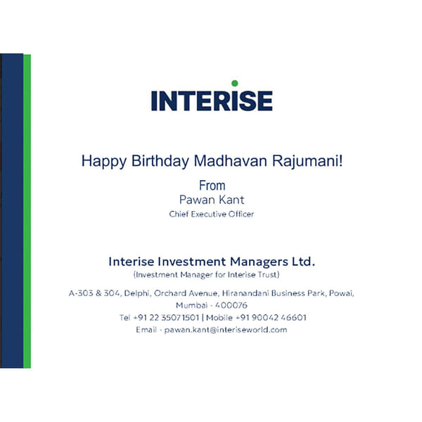 Interise Investment Hamper