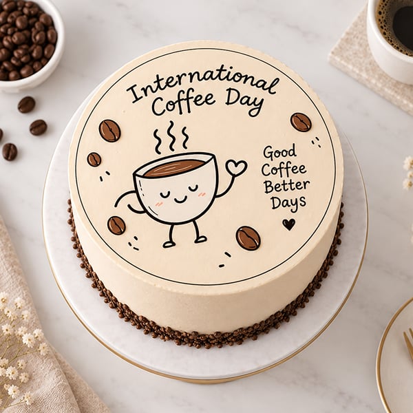 International Coffee Day Cake