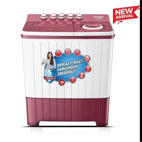 Intex 11 Kg Semi Automatic Top Load Washing Machine