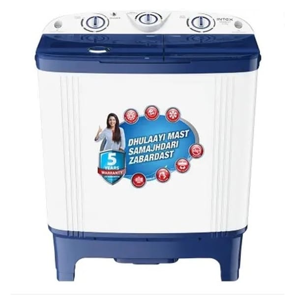Intex 6.5 kg Semi Automatic Top Load Washing Machine