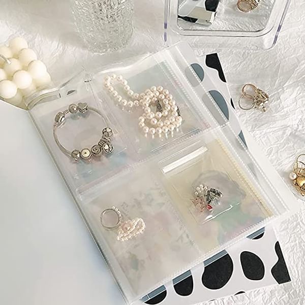 Jewellery Organizer - Book - Transparent - Single Piece