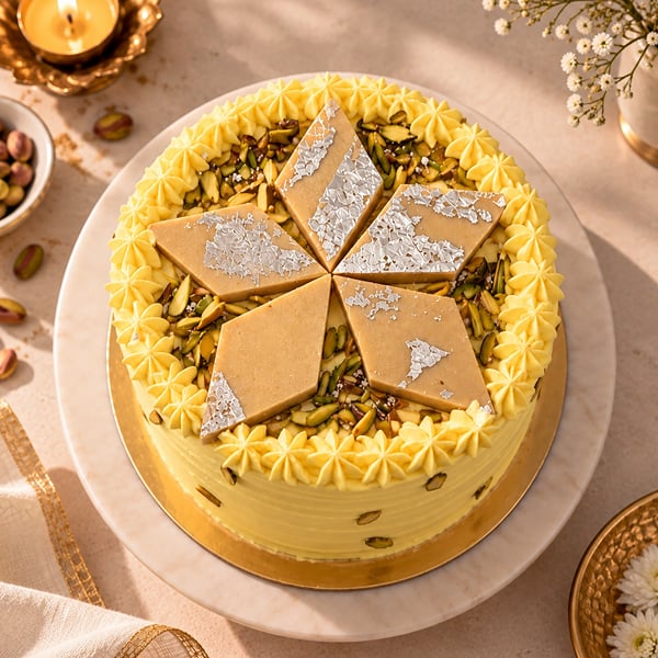 Kaju Katli Cake (1 Kg)