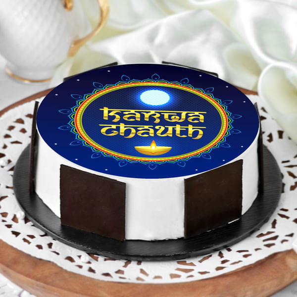 Karwa Chauth Poster Cake