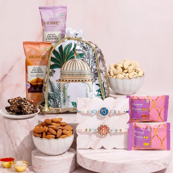 Khanda & Ek Onkar Rakhi Hamper