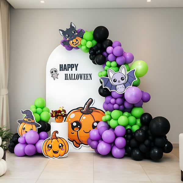 Kids Halloween Party Balloon Decoration