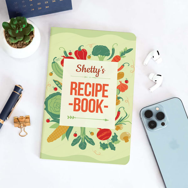 Kitchen Chronicles Personalized Recipe Notebook