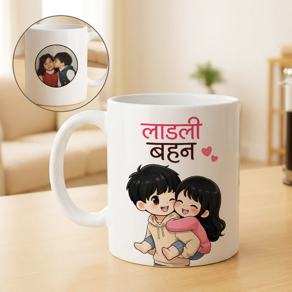 Laadli Behan Personalized Mug for Sister