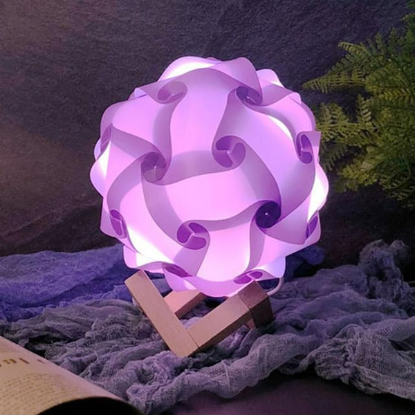 Lamp With Stand - Twisted Design - Single Piece