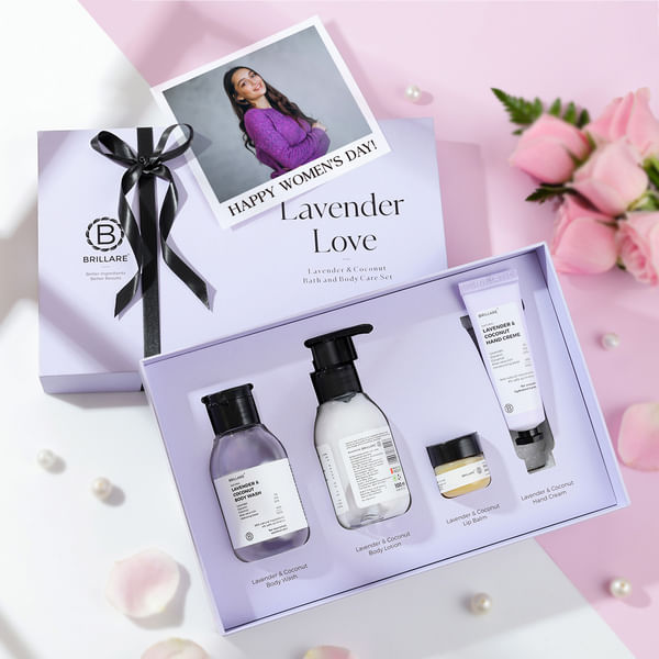 Lavender Love Personalized Women's Day Body Care Combo